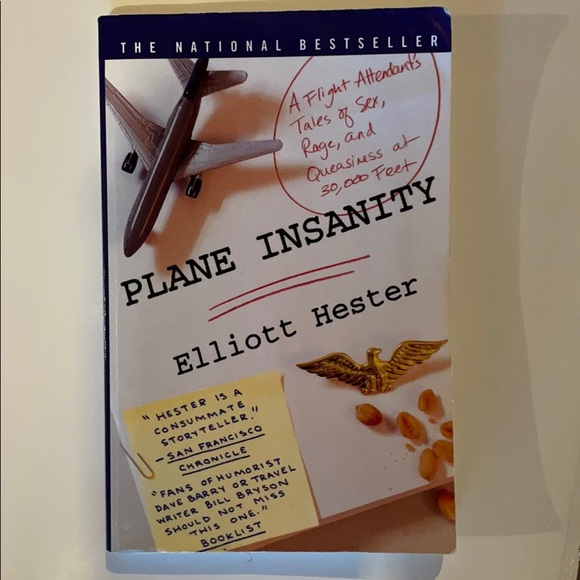 Plane Insanity Novel by Elliot Hester Book - Picture 1 of 4